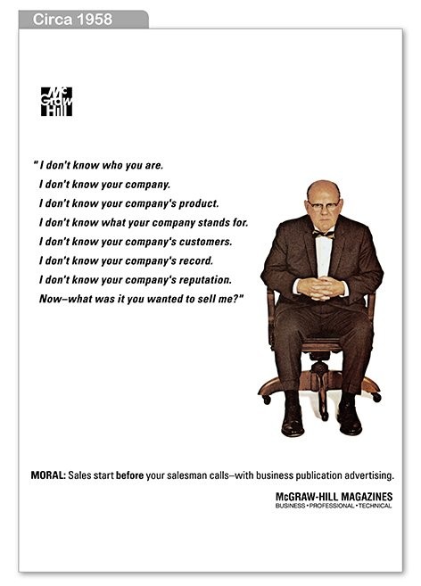 McGraw-Hill Magazines:in mainos vuodelta 1958 (c) McGraw-Hill