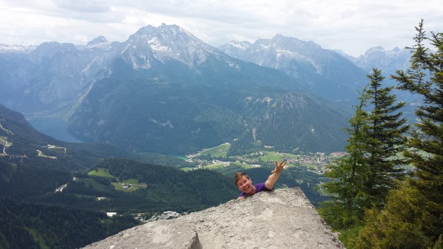 Maisemakuvausta Hitlerin kotkanpesällä Saksassa