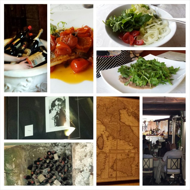 L'Archeologia -ravintola kelpasi aikanaan myös Woody Allenille. Ei mikään erikoinen ravintola mutta ihan ok safkaa kalliilla.