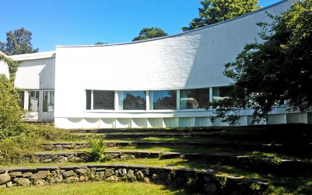 Alvar Aallon ateljee sisäpihalta katsottuna