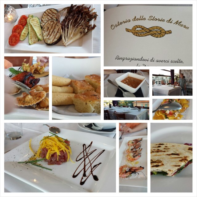 Riminillä voisi kuvitella saavansa erinomaista kalaa ja mereneläviä. Ei ollut mikään ihmeellinen vaikka oli Tripadvisorin mukaan kaupungin paras ja paikallisten arvostelemana paljon tähtiä.