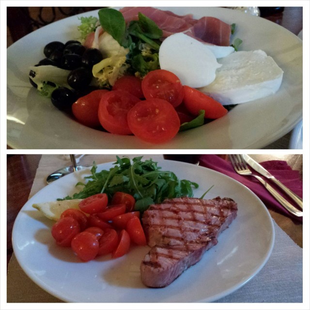 Tonnikalapihvi oli mainio. Lisukesalaatti ihan ok. Paikassa palvelu oli syvältä enkä saanut suolaa vaikka pyysin. Tonnikala kaipasi lisää suolaa.