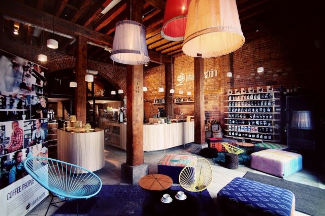 Johan & Nyström Coffee Store Helsingin Katajanokalla.