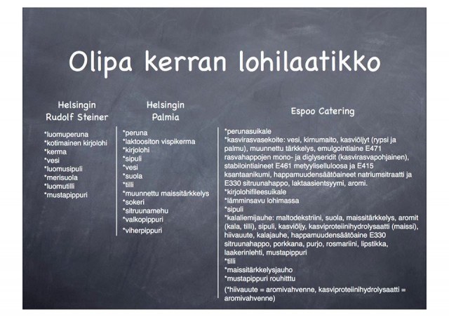 Kuva: Laatua lasten lautasille