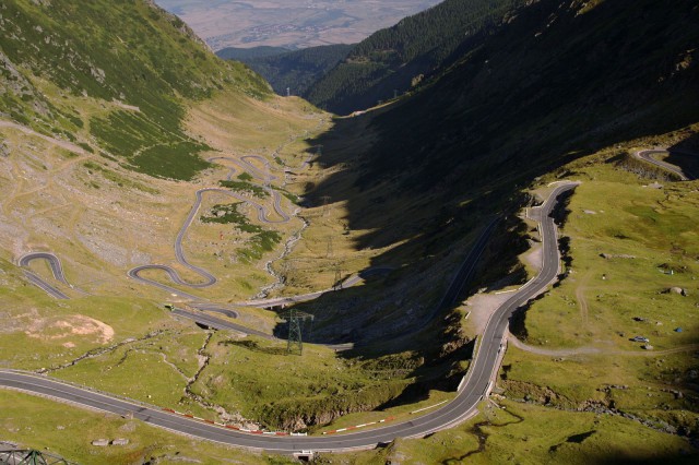 Transfăgărășan north, Romania, maailman upein autotie.