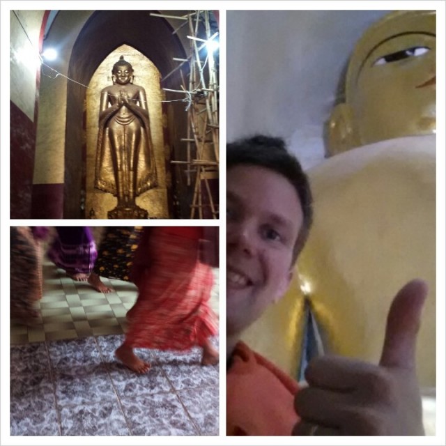 Yhdessä pagodassa oli yli 1400 Budhapatsasta.