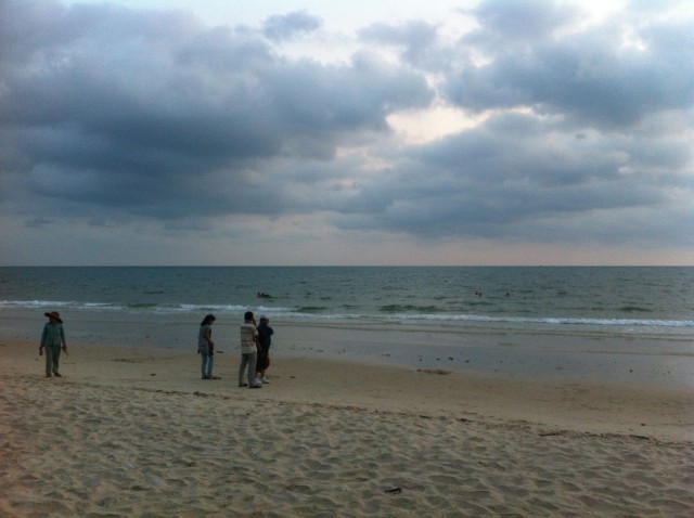 Sihanoukvillen rannalta