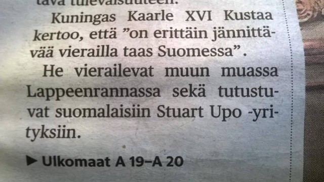 Stuart Upo -sijoittaminen on hip ja pop :D