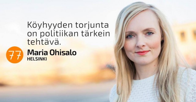 Maria Ohisalo, 77, Helsinki