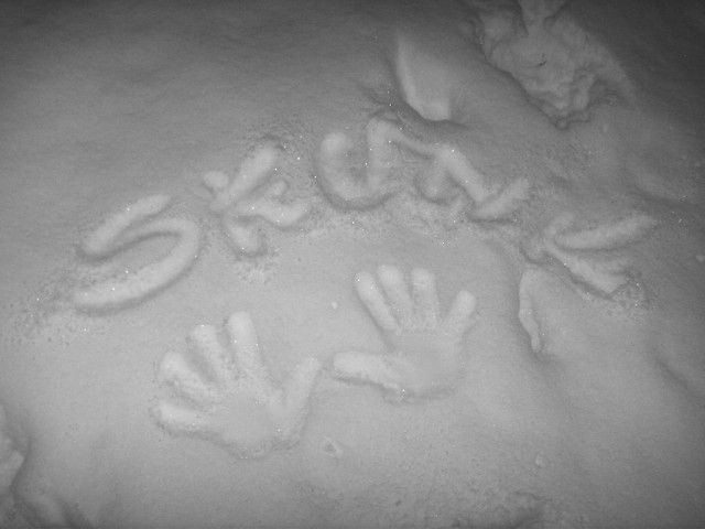 First time playing in the snow! :)