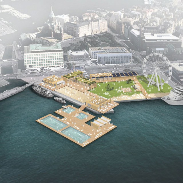 Suunnitelman mukaisen merikylpylän on tarkoitus avata keväällä 2016. Siihen asti mennään pop-up-meiningillä.