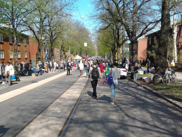 Käpylän rentoa tunnelmaa.