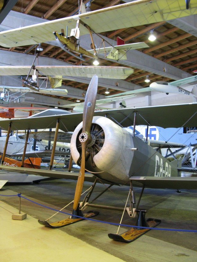 Ilmailumuseossa on upeita lentokoneita.
