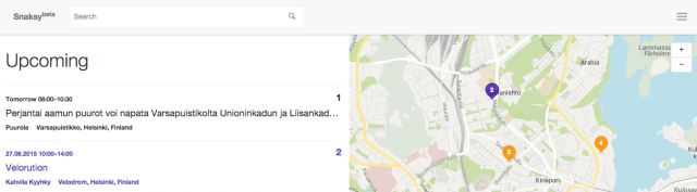 Avaa Snaksy.com klikkaamalla.