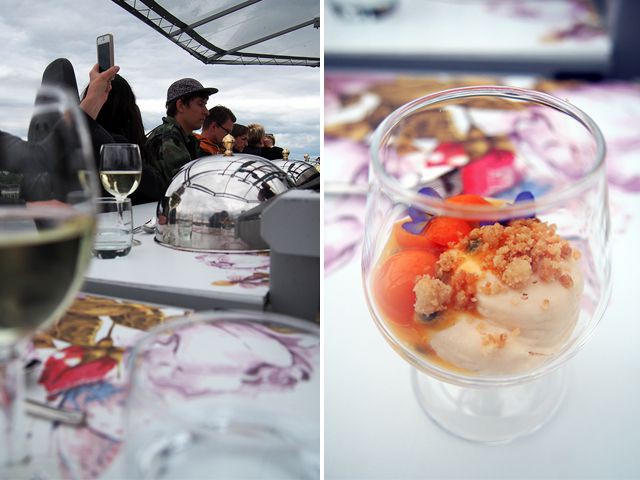 Tämänkertainen maistelumenu oli Kira Weckmanin käsialaa