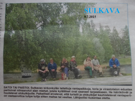 Pienennös Sulkavan nro 28 lehtikuvasta