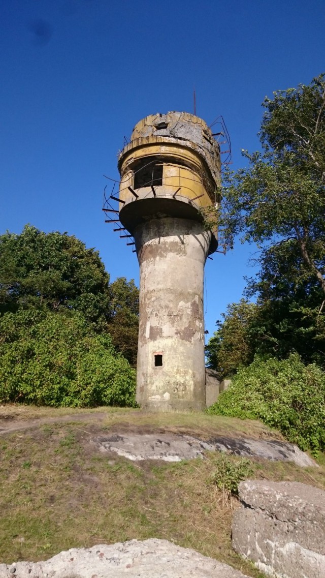 Baltiysk, Kaliningrad, Venäjä, entinen tähystystorni.