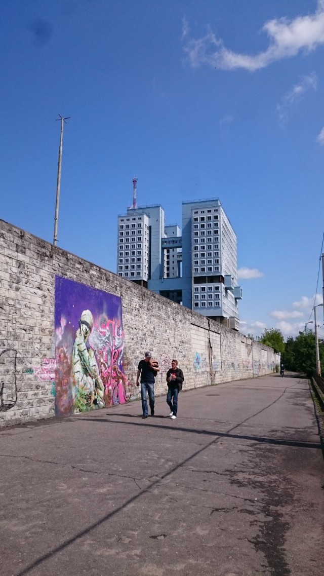 Katutaidetta. Kaliningrad, Venäjä.