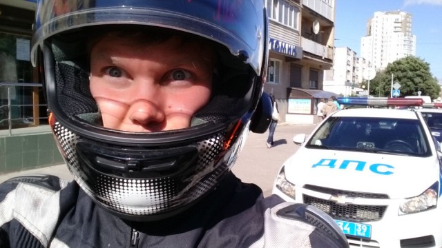 Mun ilme, kun miliisi pysäytti mut Kaliningradissa, Venäjällä.