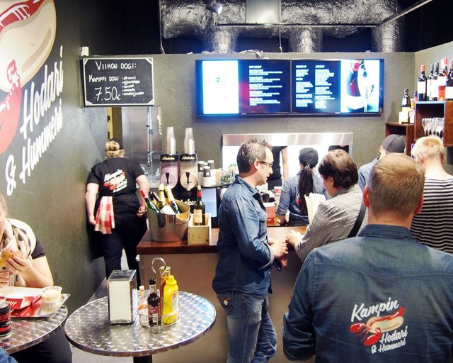 Puitteet ovat street food-henkiset