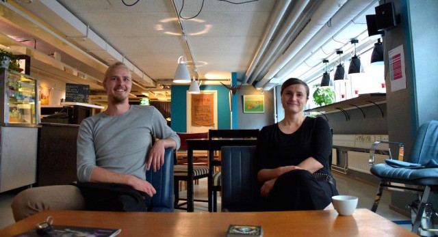 Leo Kirjonen ja Heini Tuoresmäki.