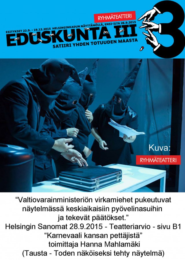 Näytelmän sisältö on aikamoisen jytäkkä!