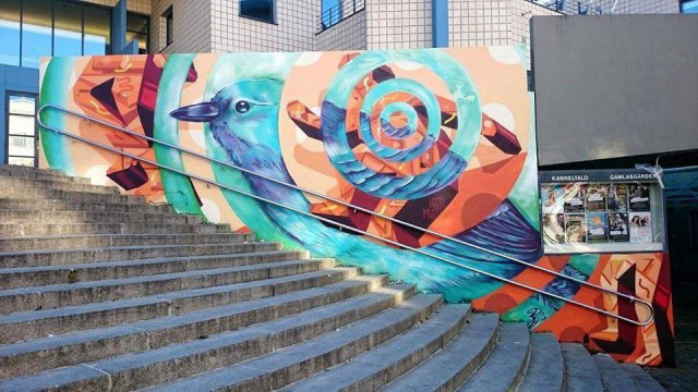 3feRin ja Igor Multin tilaustyö Kannelmäen Kanneltalolta.