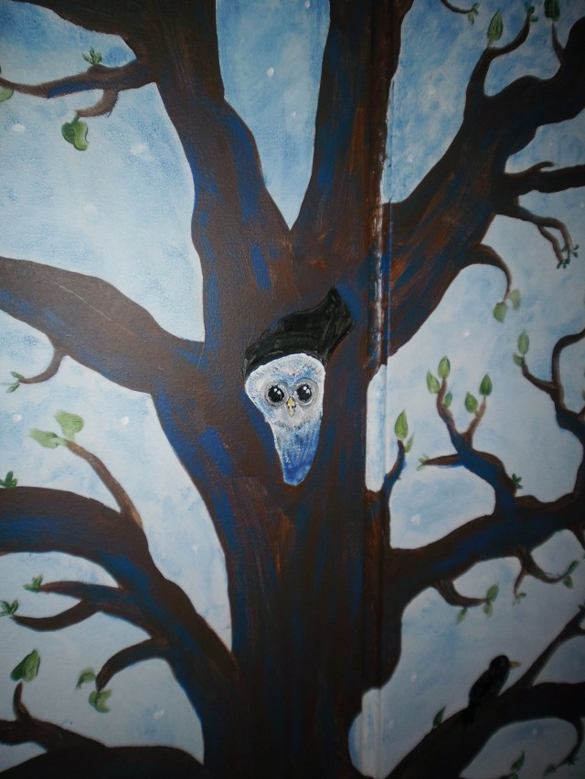 Yksityiskohta seinämaalauksesta, 2013