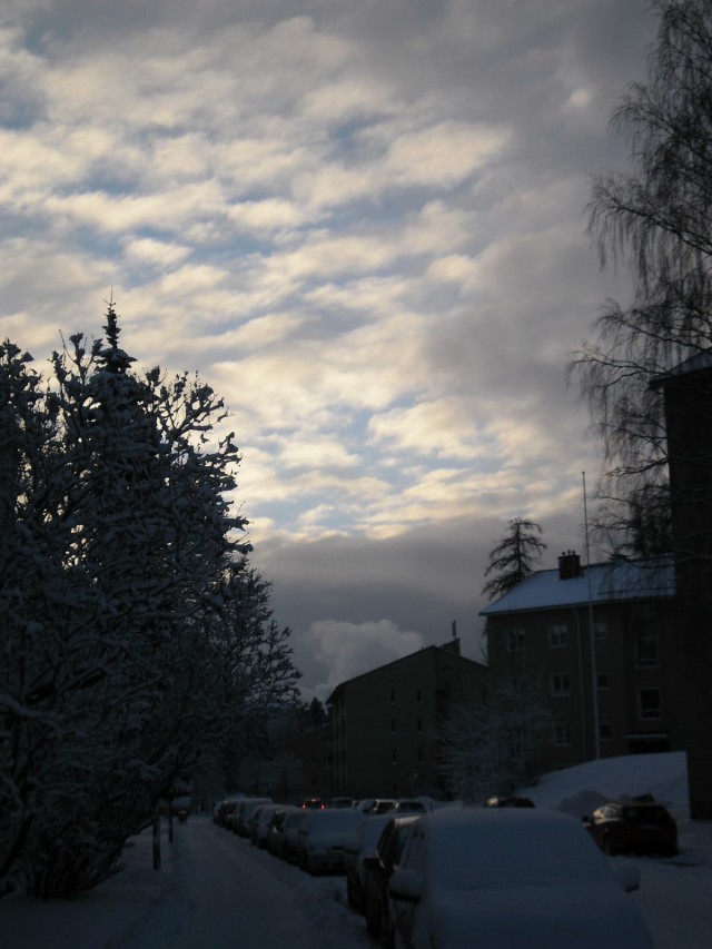 Aamu valkenee, joulukuu 2014