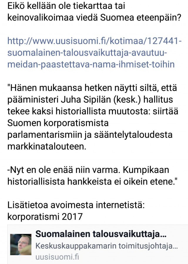 Pääministeri Sipilän hallituksen päätavoitteet?