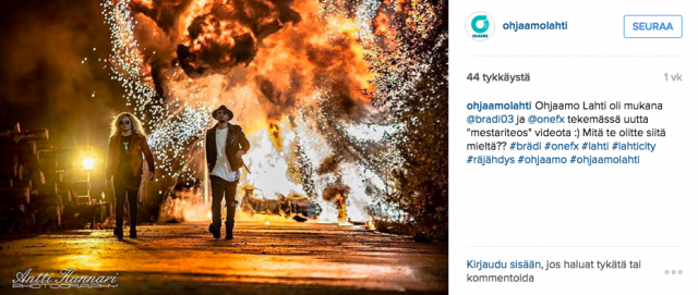 Lahden Ohjaamossa ollaan mukana musavideotuotannoissa Brädin ja Cheekin kanssa, hoidetaan erikoisefektejä Stunt Freaks Teamille ja hengaillaan muidenkin räppäreiden ja Tube-tähtien kanssa.