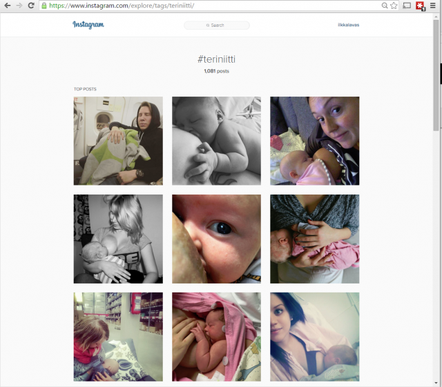 Yli 1000 rintaruokkijaa on eri mieltä Teri Niitin kanssa.