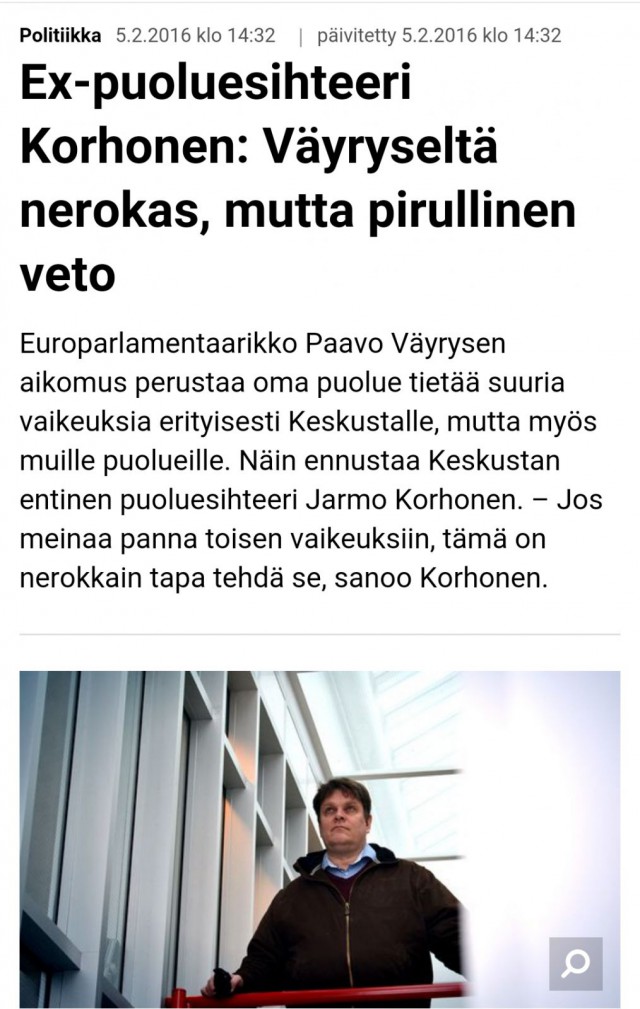 Tulossa kaikkien aikojen poliittisen pelien kunnari!