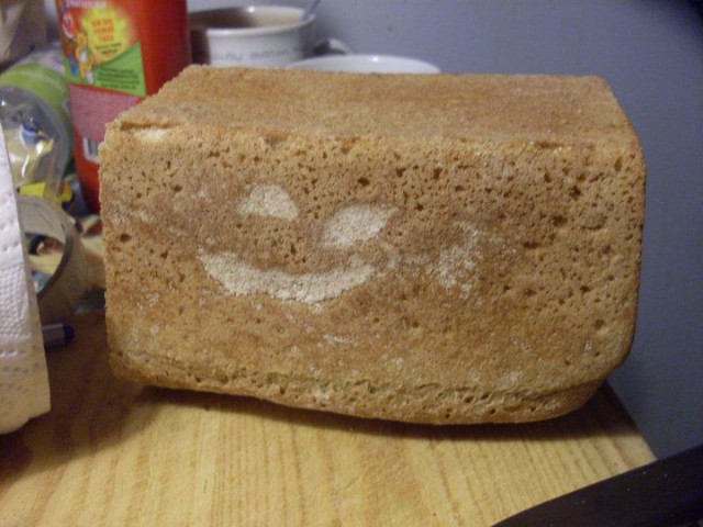 Luomuleipä se vasta hilpeä veikkonen on