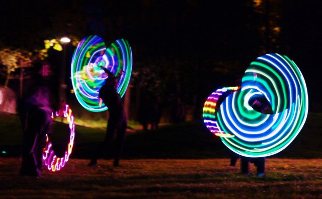 Valokarkelot Alppipuistossa syksyllä 2015