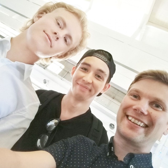 Roope Rannisto, Lakko (Eric Savolainen) ja Ilkka O. Lavas