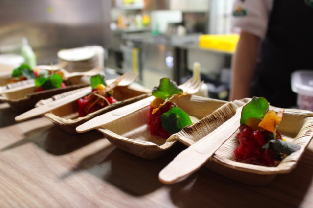 Fisken på Diskenin tartarmaistiaiset veivät kielen mennessään.