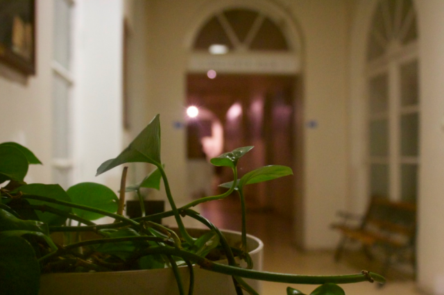 Vanha sairaala on myös sisältä todella kaunis.