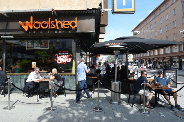 Woolshedin terassi aukeaa ennen vappua entistäkin suurempana.