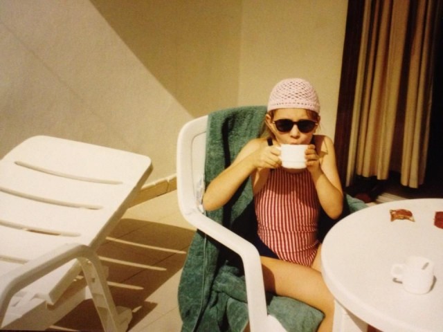 Aamuinen teehetki Teneriffan auringon alla. Päivän tärkein ateria on aina ollut aamupala.