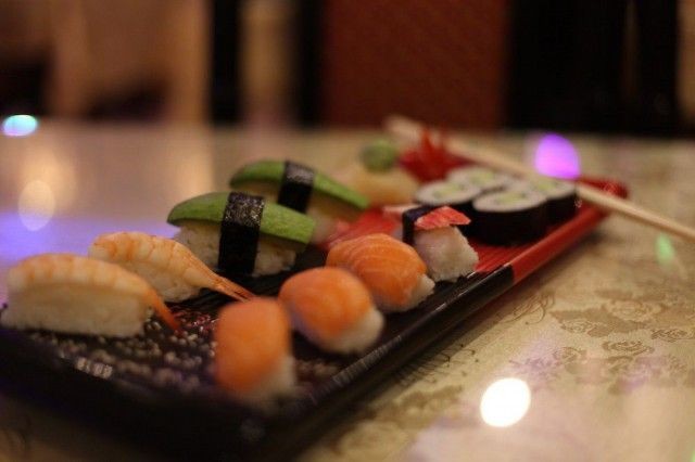 China Thai Palacen sushiannoksella on kokoa.