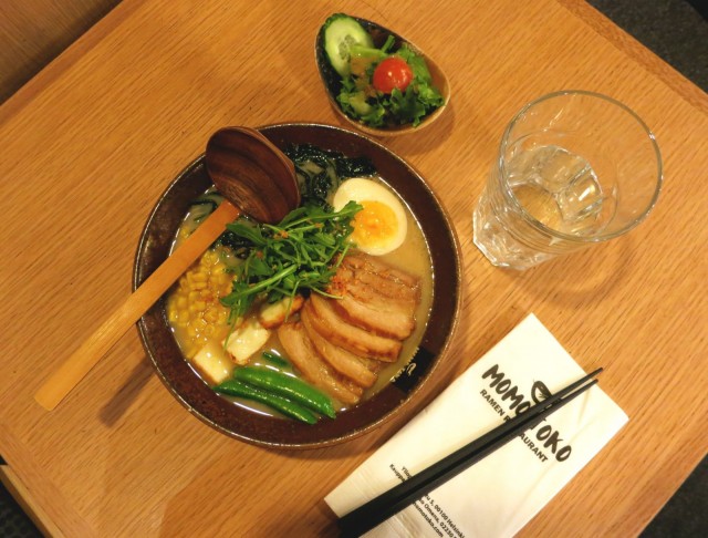 Ravintolan suosituin Ramen-annos on Original Tonkotsu.