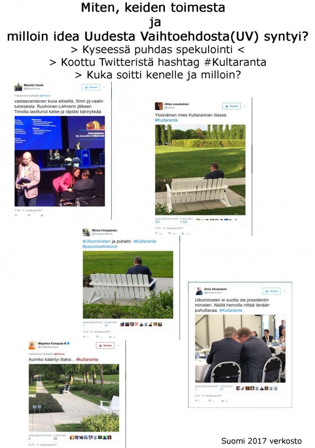 Tätähän se politiikka on parhaimmillaan. Ainakin kotikatsomoissa.