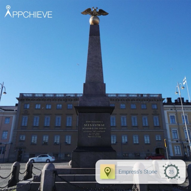 Keisarinnankivi Helsingin Kauppatorilla