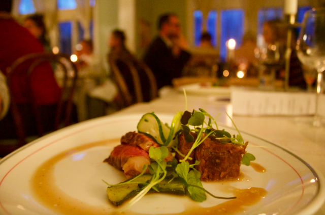 Säsongin kevätravintola Vårissa tarjoiltiin muun muassa jämsäläistä lammasta.