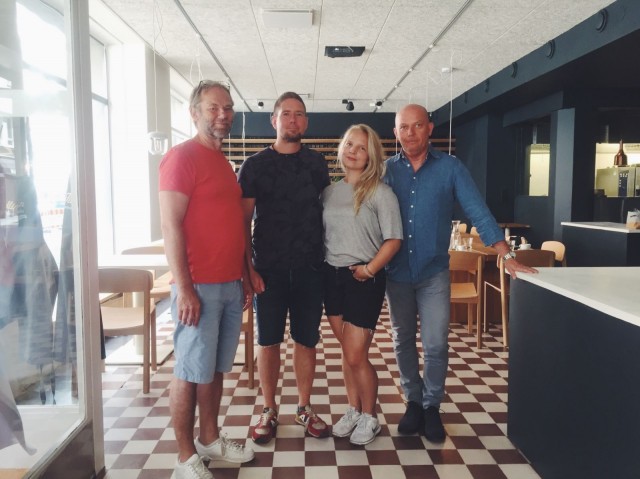 Jukka Pasanen, Mathias Perini, Karolina Hannonen ja Pasi Ryhänen.