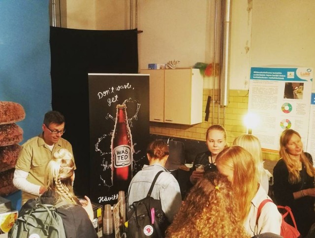 Wasted-oluen pisteellä oli kova kuhina Teurastamon Hävikkifestareilla.