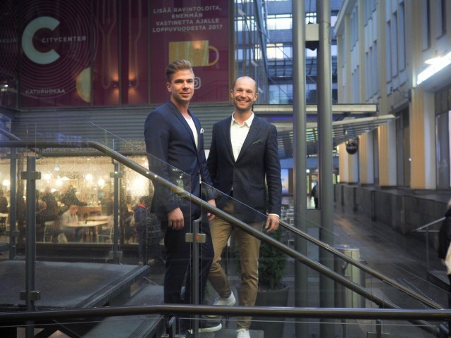 Matti Sarkkinen ja Anders Westerholm.