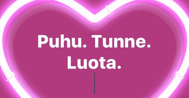 Mitä pelkään ehkä eniten elämässäni? Olla oma itseni.