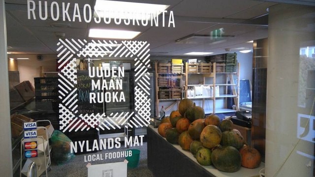 Herttoniemen jakelupiste.